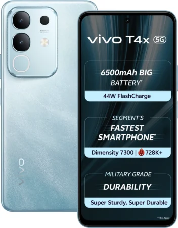 Vivo T4x 5g (Marine Blue, 256 GB)